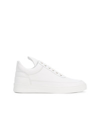 Baskets basses en cuir blanches Filling Pieces