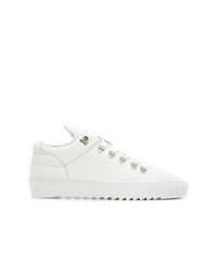 Baskets basses en cuir blanches Filling Pieces