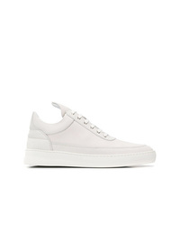 Baskets basses en cuir blanches Filling Pieces