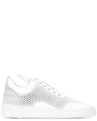 Baskets basses en cuir blanches Filling Pieces