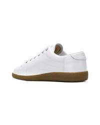 Baskets basses en cuir blanches Maison Margiela