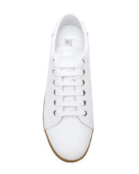 Baskets basses en cuir blanches Maison Margiela