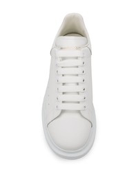 Baskets basses en cuir blanches Alexander McQueen