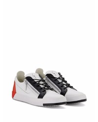 Baskets basses en cuir blanches Giuseppe Zanotti