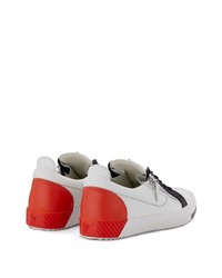 Baskets basses en cuir blanches Giuseppe Zanotti