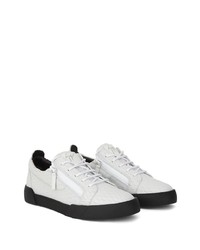 Baskets basses en cuir blanches Giuseppe Zanotti