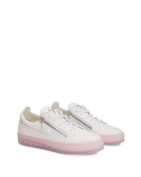 Baskets basses en cuir blanches Giuseppe Zanotti