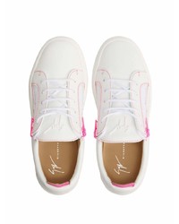 Baskets basses en cuir blanches Giuseppe Zanotti