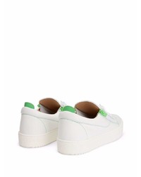 Baskets basses en cuir blanches Giuseppe Zanotti