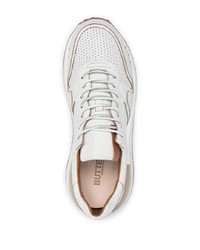 Baskets basses en cuir blanches Buttero