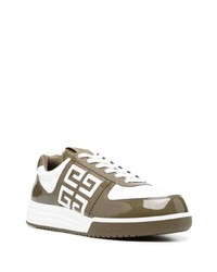 Baskets basses en cuir blanches Givenchy