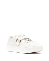 Baskets basses en cuir blanches Salvatore Ferragamo