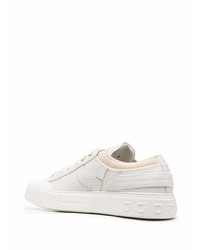 Baskets basses en cuir blanches Salvatore Ferragamo