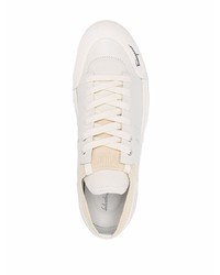 Baskets basses en cuir blanches Salvatore Ferragamo