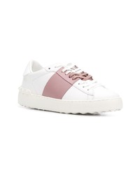 Baskets basses en cuir blanches Valentino