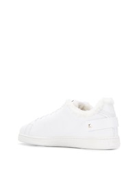 Baskets basses en cuir blanches Valentino