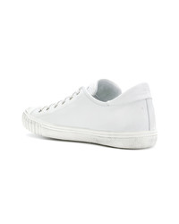 Baskets basses en cuir blanches Philippe Model