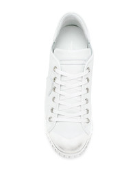 Baskets basses en cuir blanches Philippe Model