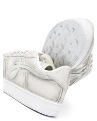 Baskets basses en cuir blanches John Geiger