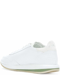 Baskets basses en cuir blanches