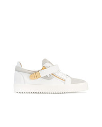 Baskets basses en cuir blanches Giuseppe Zanotti Design