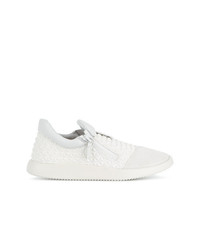 Baskets basses en cuir blanches Giuseppe Zanotti Design