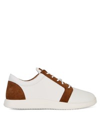 Baskets basses en cuir blanches Giuseppe Zanotti