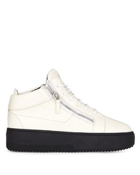 Baskets basses en cuir blanches Giuseppe Zanotti