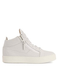 Baskets basses en cuir blanches Giuseppe Zanotti