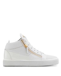 Baskets basses en cuir blanches Giuseppe Zanotti