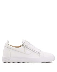 Baskets basses en cuir blanches Giuseppe Zanotti