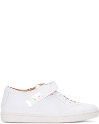 Baskets basses en cuir blanches Giuseppe Zanotti