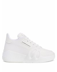 Baskets basses en cuir blanches Giuseppe Zanotti