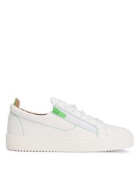 Baskets basses en cuir blanches Giuseppe Zanotti