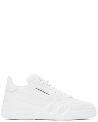 Baskets basses en cuir blanches Giuseppe Zanotti