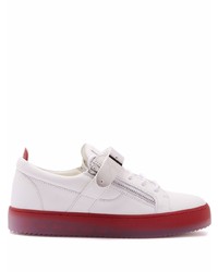 Baskets basses en cuir blanches Giuseppe Zanotti