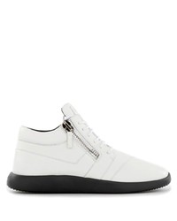 Baskets basses en cuir blanches Giuseppe Zanotti