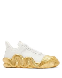 Baskets basses en cuir blanches Giuseppe Zanotti