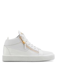 Baskets basses en cuir blanches Giuseppe Zanotti