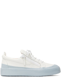 Baskets basses en cuir blanches Giuseppe Zanotti