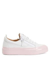 Baskets basses en cuir blanches Giuseppe Zanotti