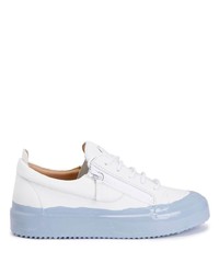 Baskets basses en cuir blanches Giuseppe Zanotti