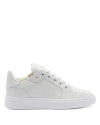 Baskets basses en cuir blanches Giuseppe Zanotti