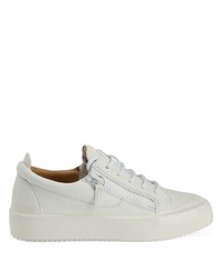 Baskets basses en cuir blanches Giuseppe Zanotti