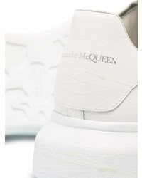 Baskets basses en cuir blanches Alexander McQueen