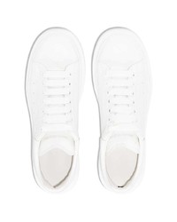 Baskets basses en cuir blanches Alexander McQueen