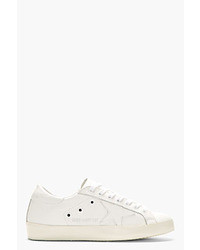 Baskets basses en cuir blanches Golden Goose