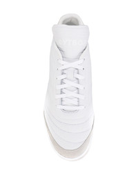 Baskets basses en cuir blanches adidas