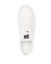 Baskets basses en cuir blanches Versace