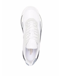 Baskets basses en cuir blanches Valentino Garavani